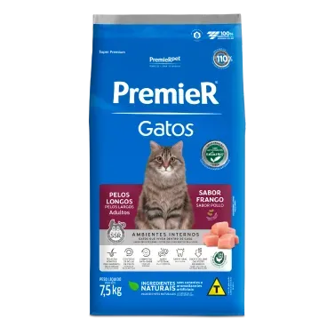 Ração Premier Gatos Adultos 7.5kg